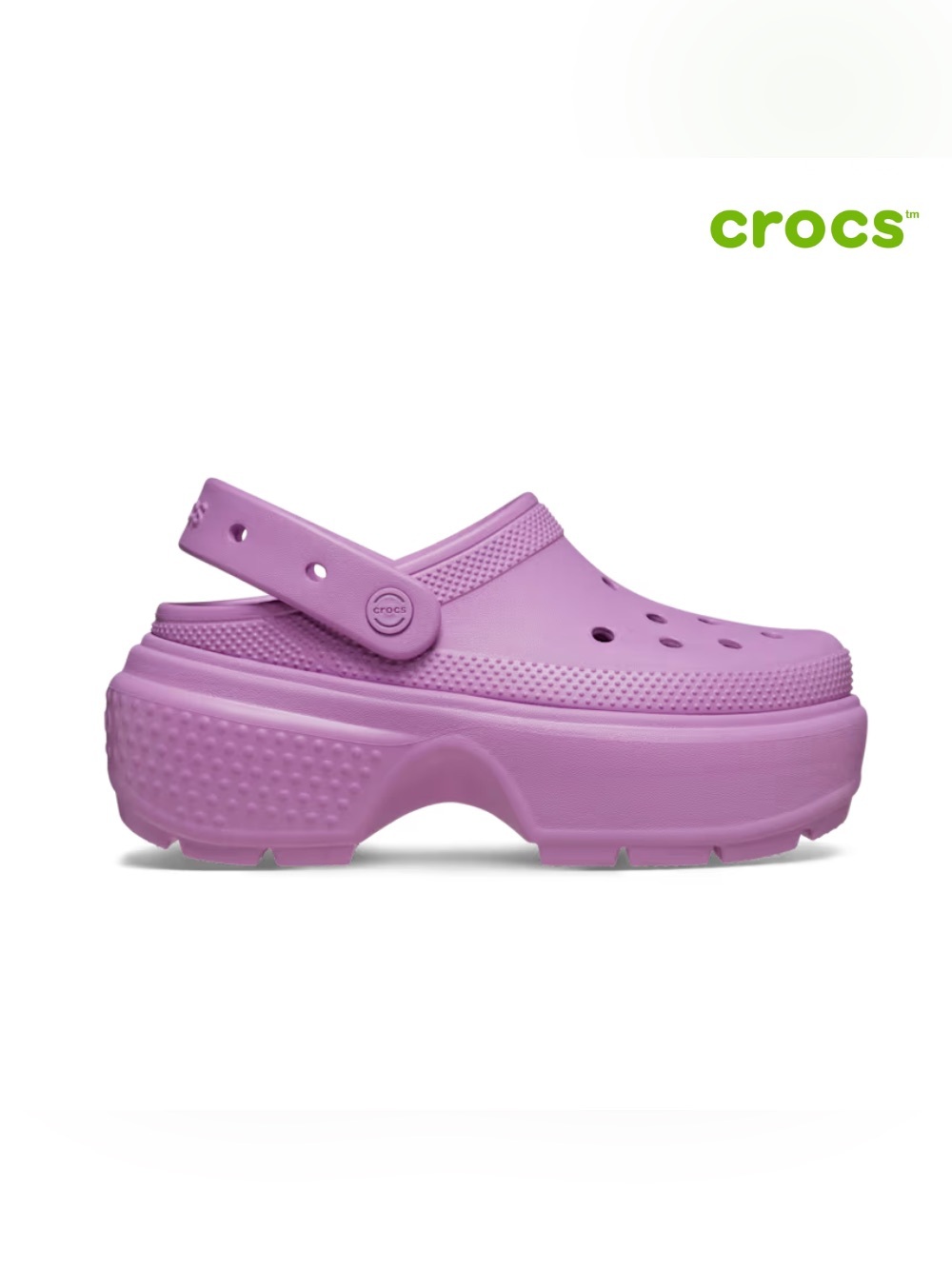 CROCS Stomp Clogs in purple